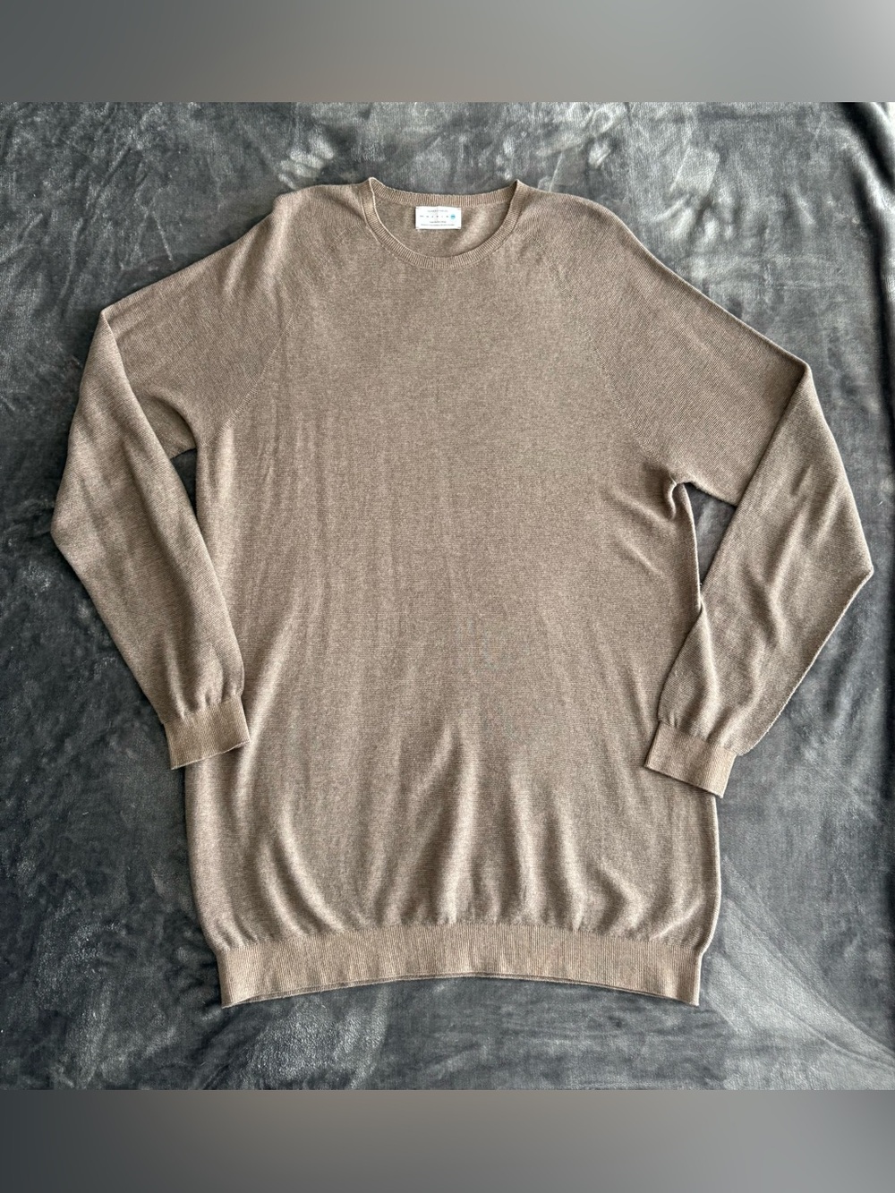 Oliver Charles Sweater Mens XXL 2XL Brown Lightweight Knit Pullover Unisex Women